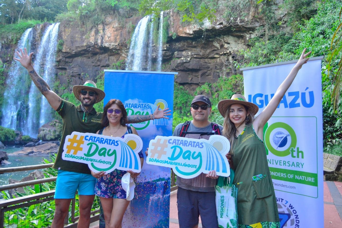 #CataratasDay: celebración por los 10 años de las Cataratas del Iguazú como Maravilla Natural del Mundo.