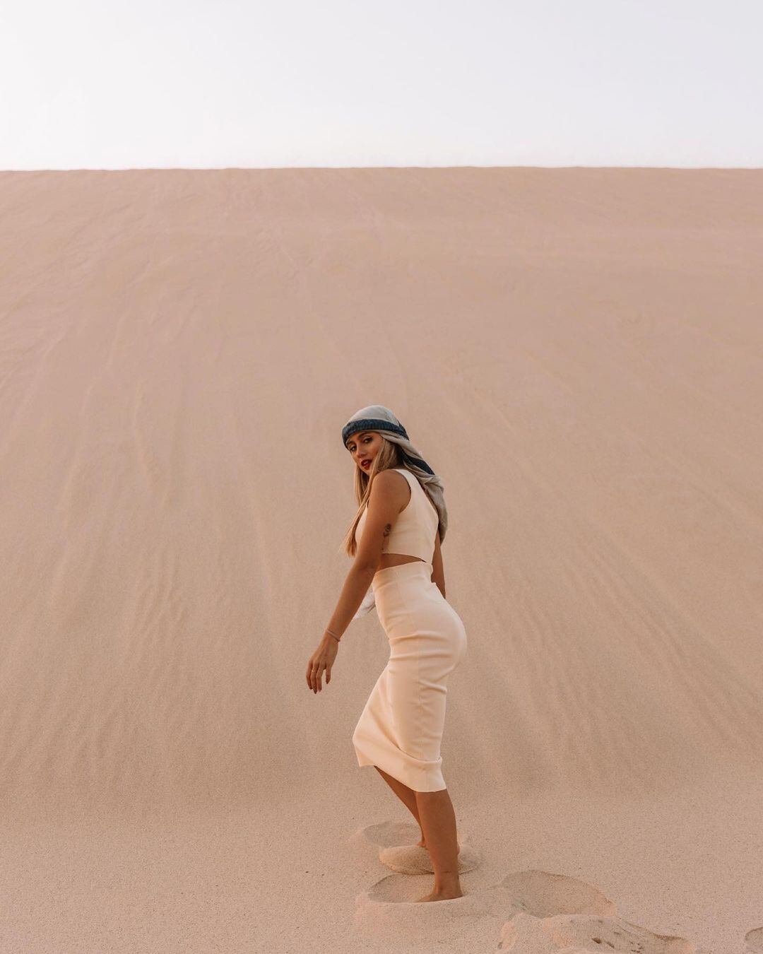 Morena Beltrán desde Qatar.