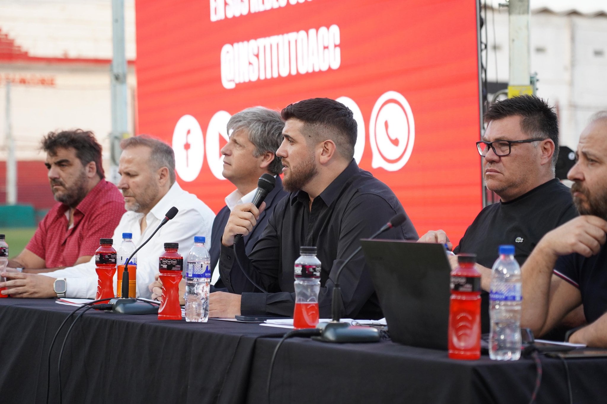 Juan Manuel Cavagliatto en la asamblea de Instituto. (Prensa Instituto)