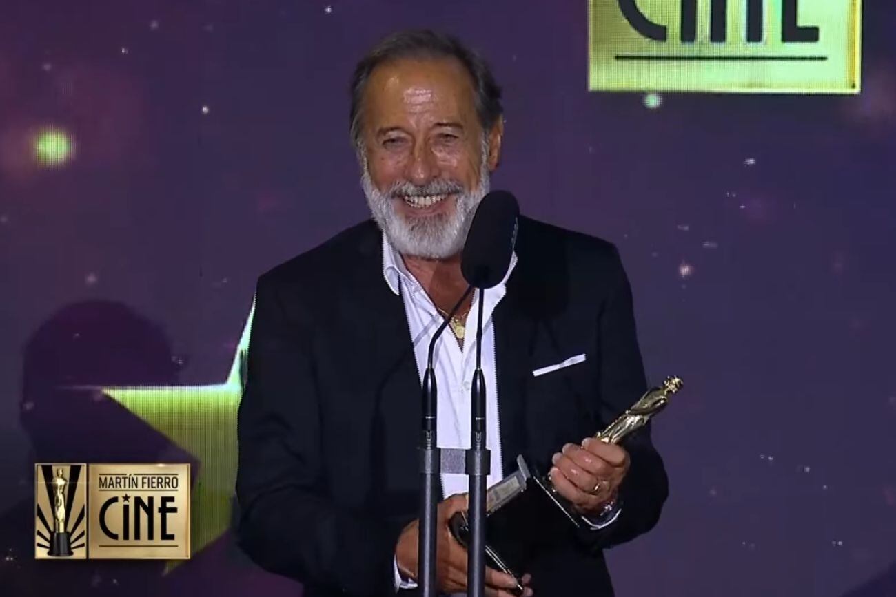 Guillermo Francella ganó el Martín Fierro de Cine de Oro