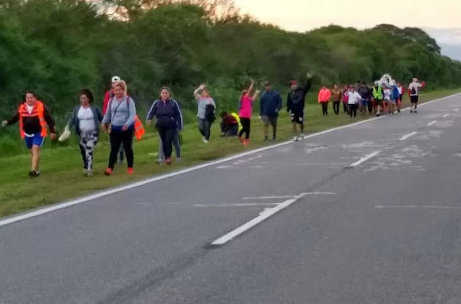 Los peregrinos llegan a Catamarca.