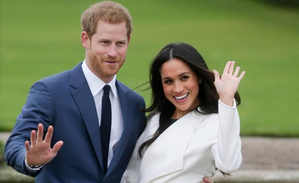 El príncipe Enrique y Meghan Markle. (AP)