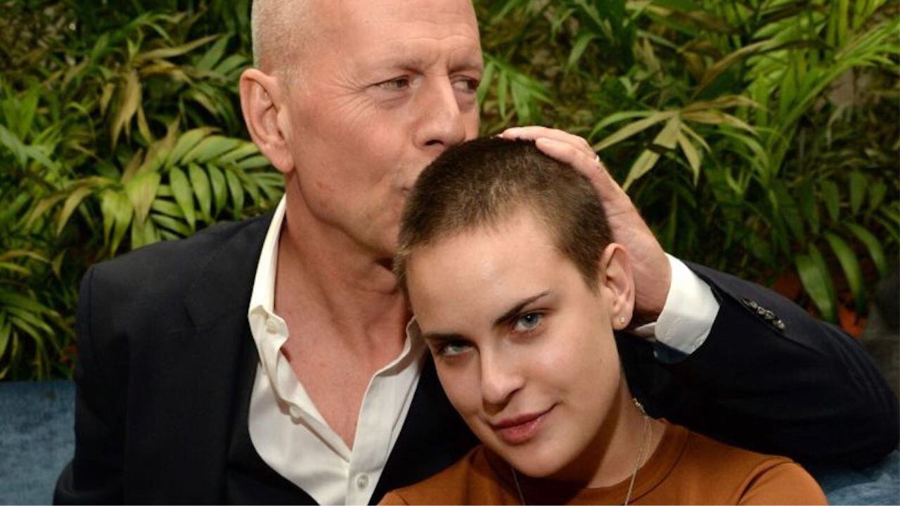 Bruce Willis con su hija Tallulah.