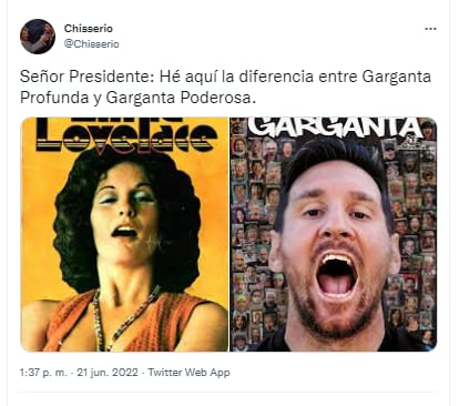 La diferencia gráfica entre "Garganta Profunda" y "Garganta Poderosa".