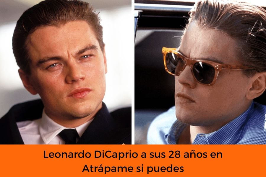 El antes y después de Leonardo DiCaprio.