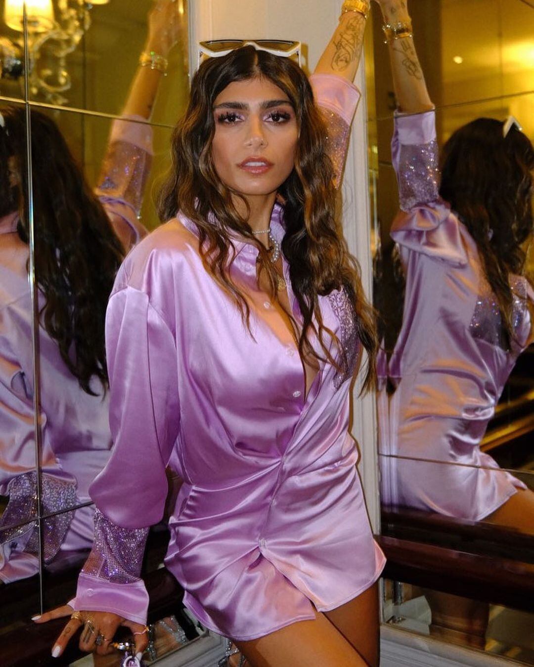 Mia Khalifa a puro estilo “Barbie girl”.