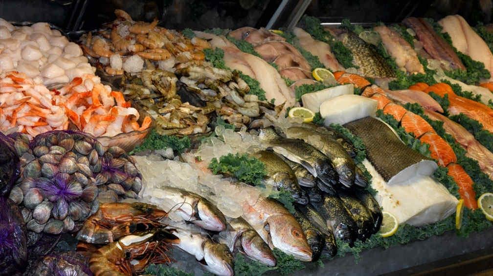 Pescados y mariscos.