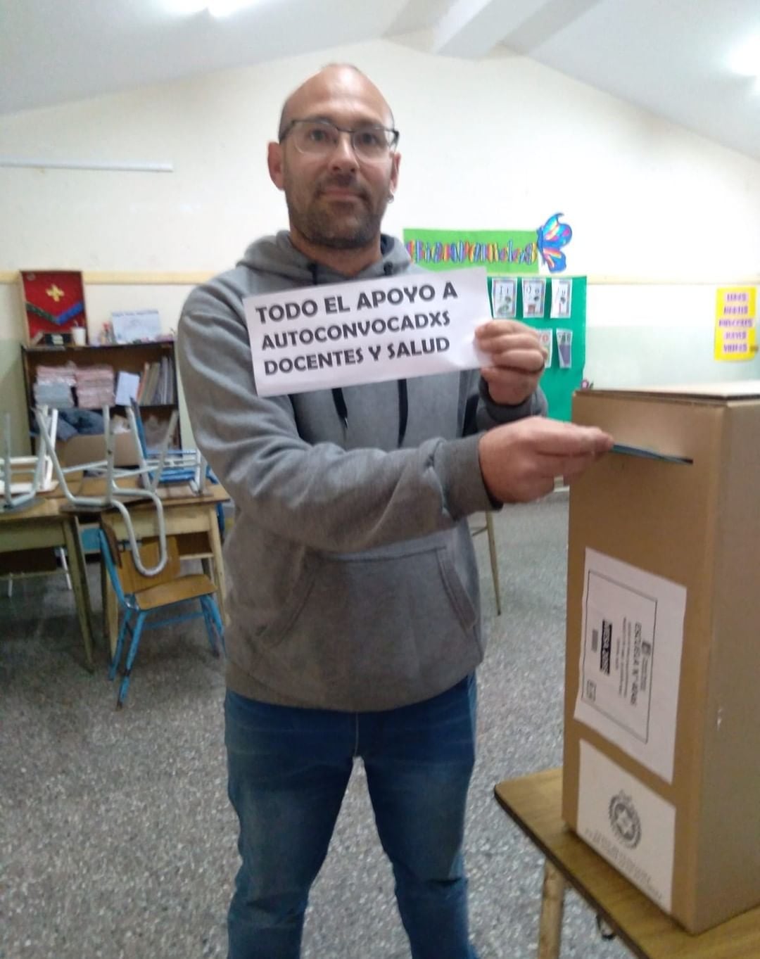 Marcos Tognolini, candidato a Gobernador de Salta, ya votó.