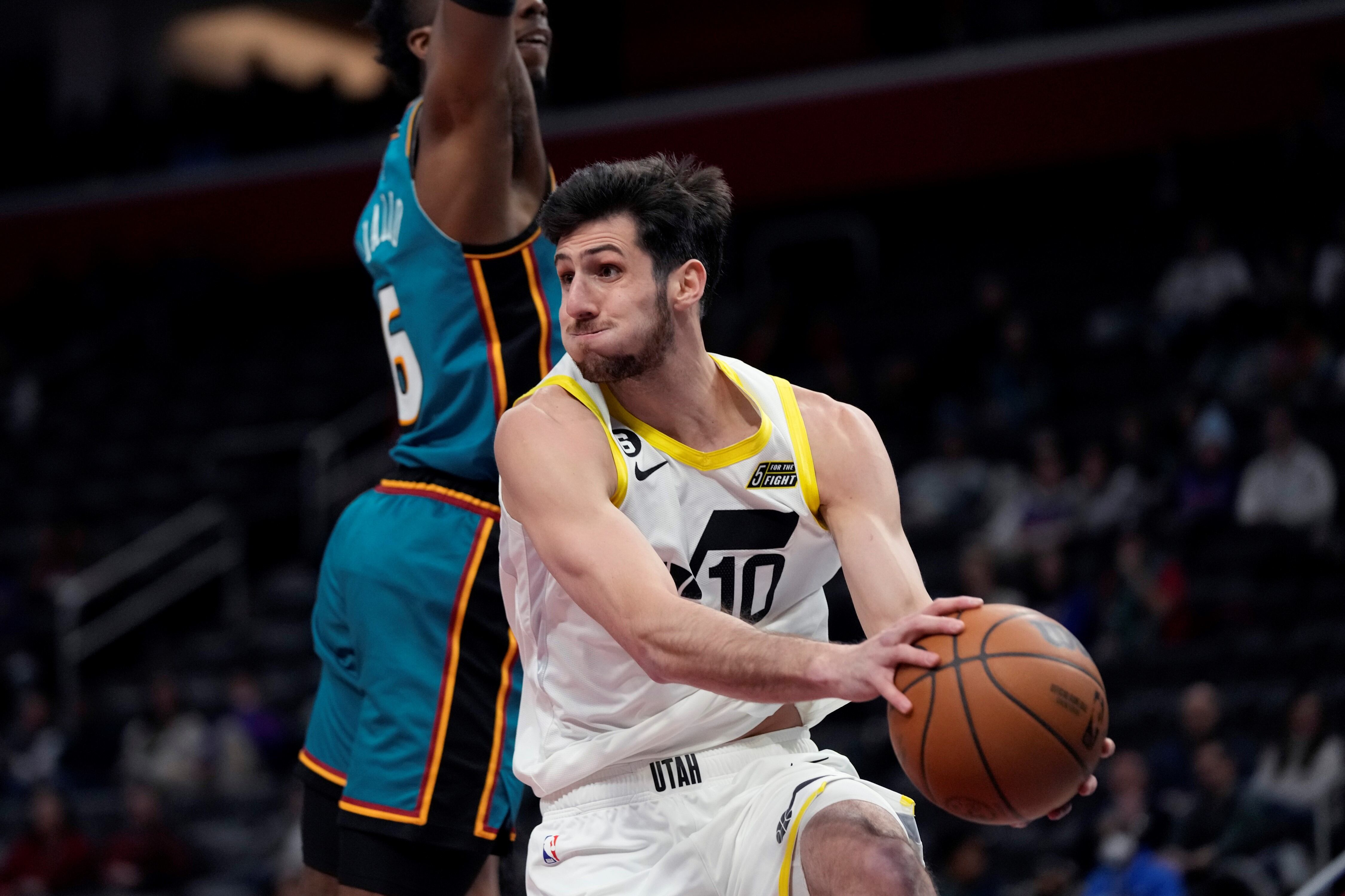 Leandro Bolmaro en Utah Jazz (AP)