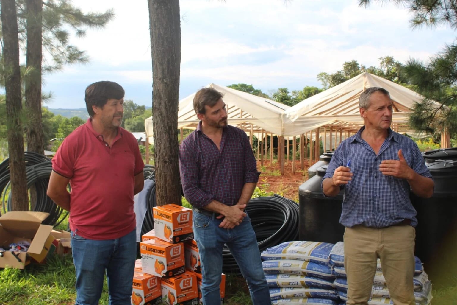 Nuevos sistemas de riego serán instalados en El Soberbio.