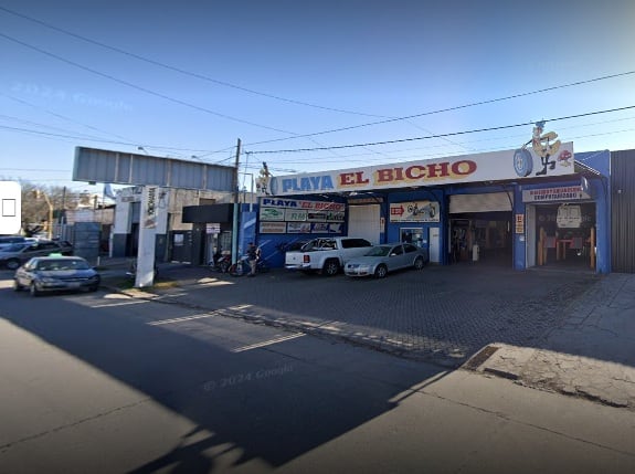 Río Cuarto. "El Bicho", donde ocurrió el accidente laboral (Captura de Google Street View).