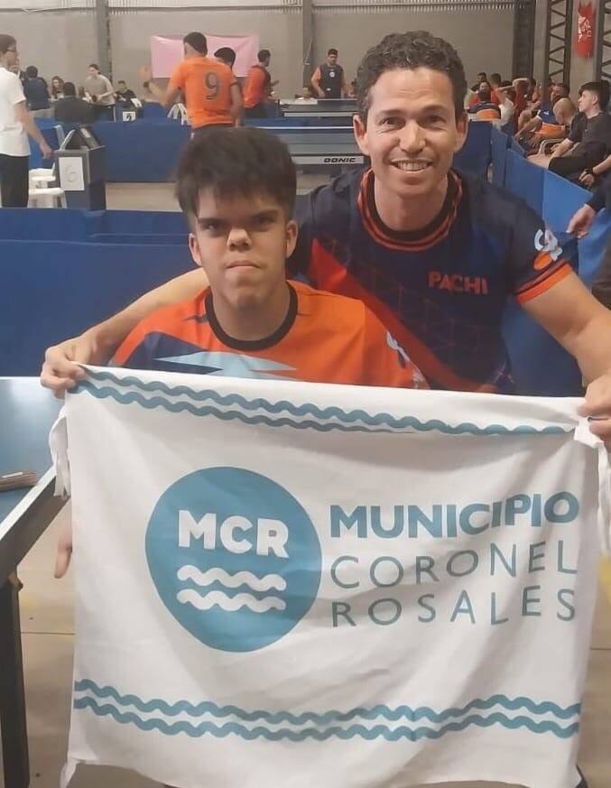 Ezequiel Britos, Medalla de Plata en Tenis de Mesa.