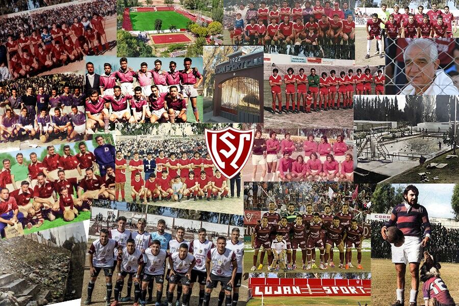 Imágenes que hicieron historia en la vida de Luján Sport Club, que ya festeja sus 100 años.