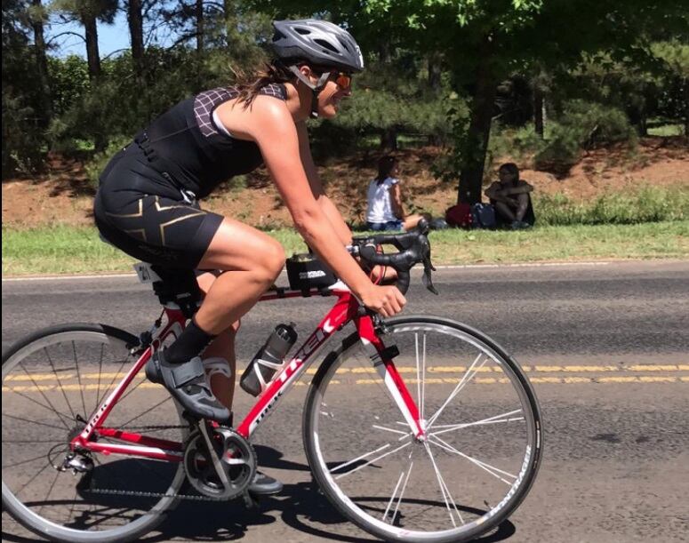 Laura Echegaray entrena todos los días, y sus objetivos son, mejorar en cada competencia.