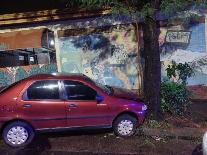 Accidente vial en pleno centro posadeño.