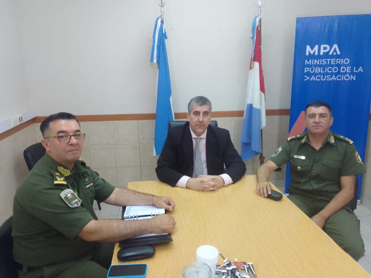 El Fiscal Regional de Rafaela recibió a autoridades de la Guardia Rural Los Pumas