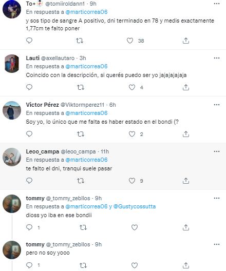 Los comentarios de los chicos.