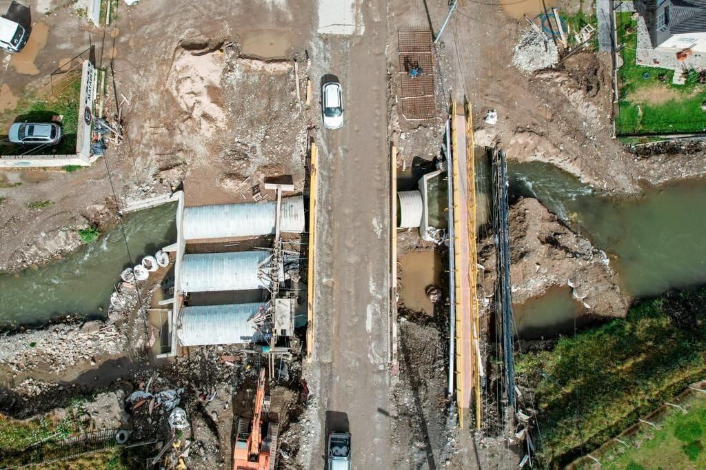 Nuevo puente del Arroyo Grande agilizará el tránsito en la avenida Perito Moreno