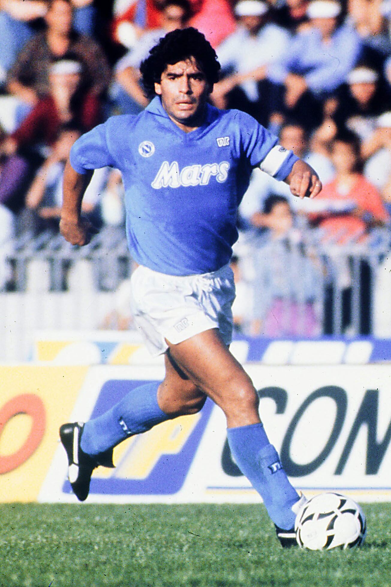 Maradona en el Napoli.