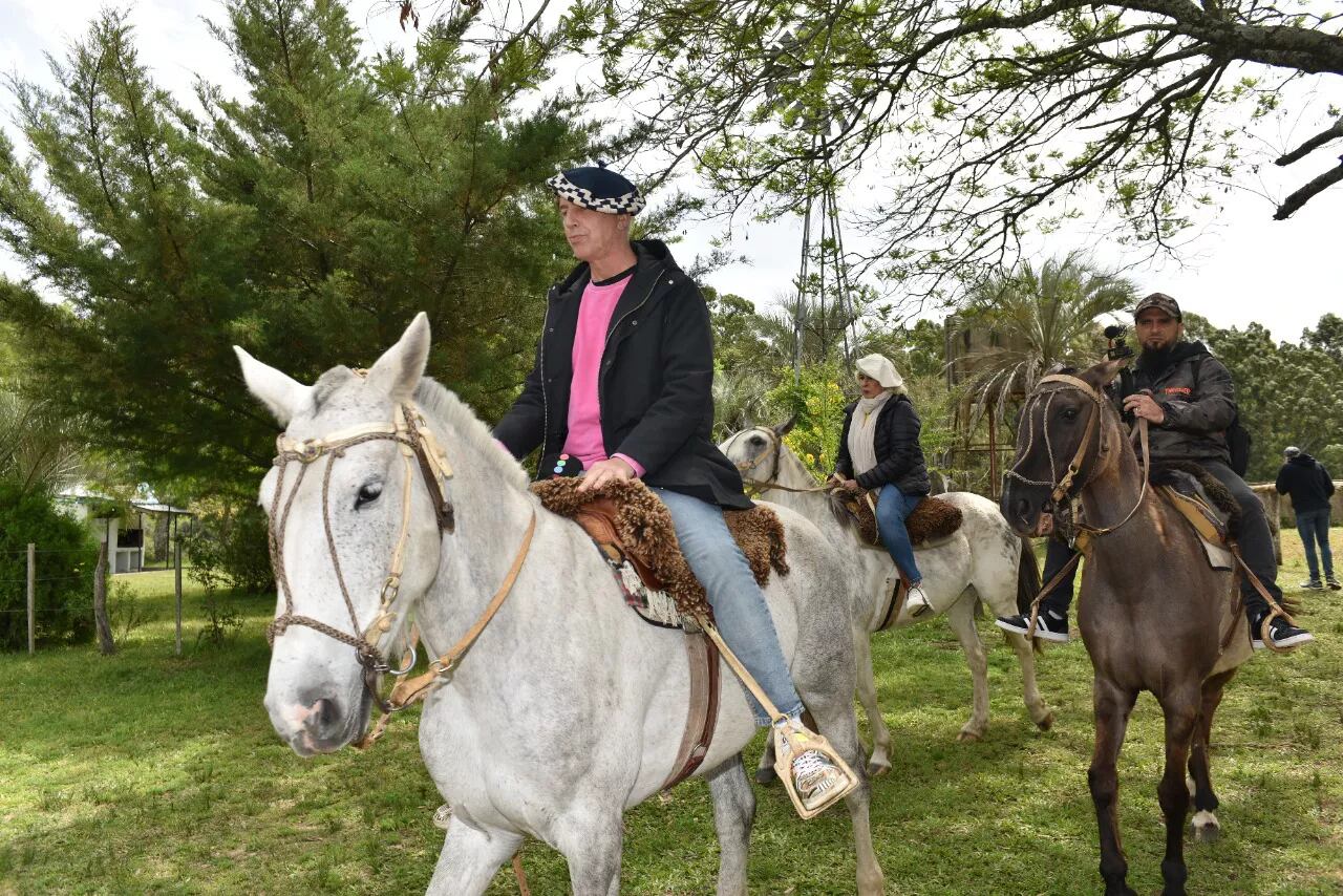 También cabalgaron en el Establecimiento La Angélica