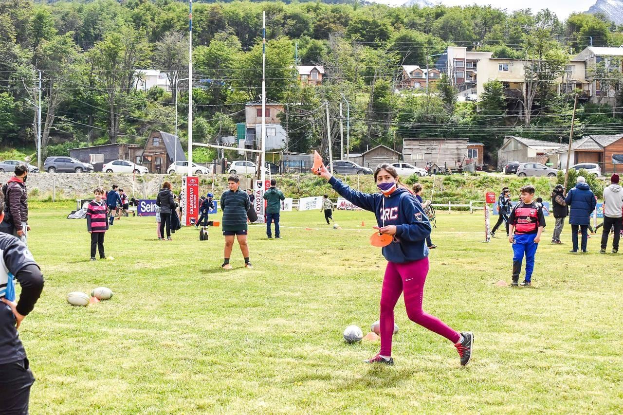 Se realizó el 16° encuentro de rugby infantil