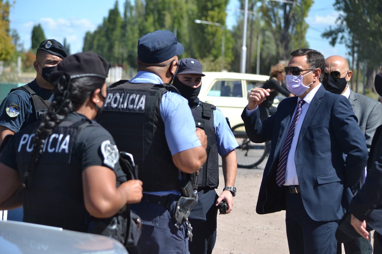 El tribunal y las partes recorrieron el barrio El Sosneado donde violaron, torturaron y arrojaron el cuerpo de Paula Toledo en 2003.