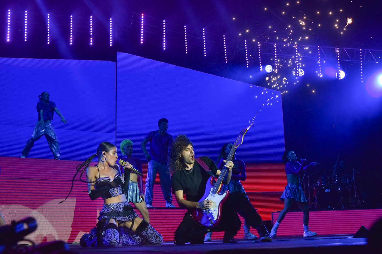 Tini Stoessel en el estadio Kempes (Facundo Luque / La Voz)