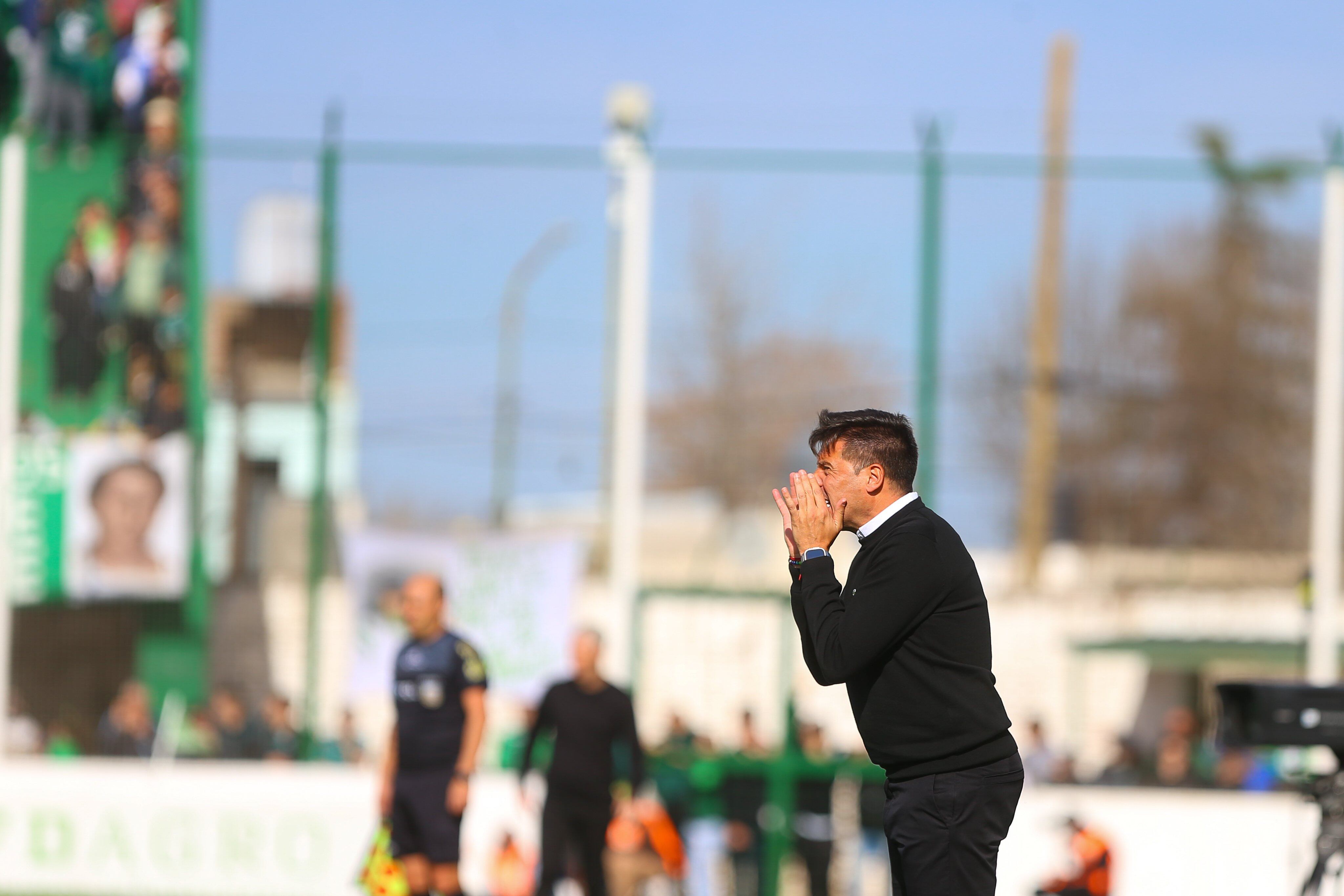 Belgrano visitó a Sarmiento, en Junín, por la novena fecha de la Liga Profesional. (Prensa Belgrano)