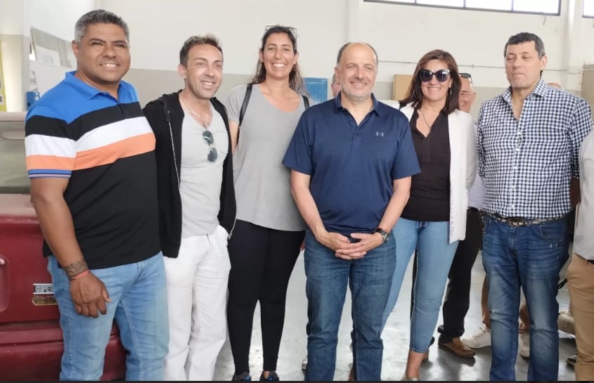 Pablo Garate recorrió las instalaciones del  Centro de Formación Laboral 401 del Polo Educativo de Tres Arroyos