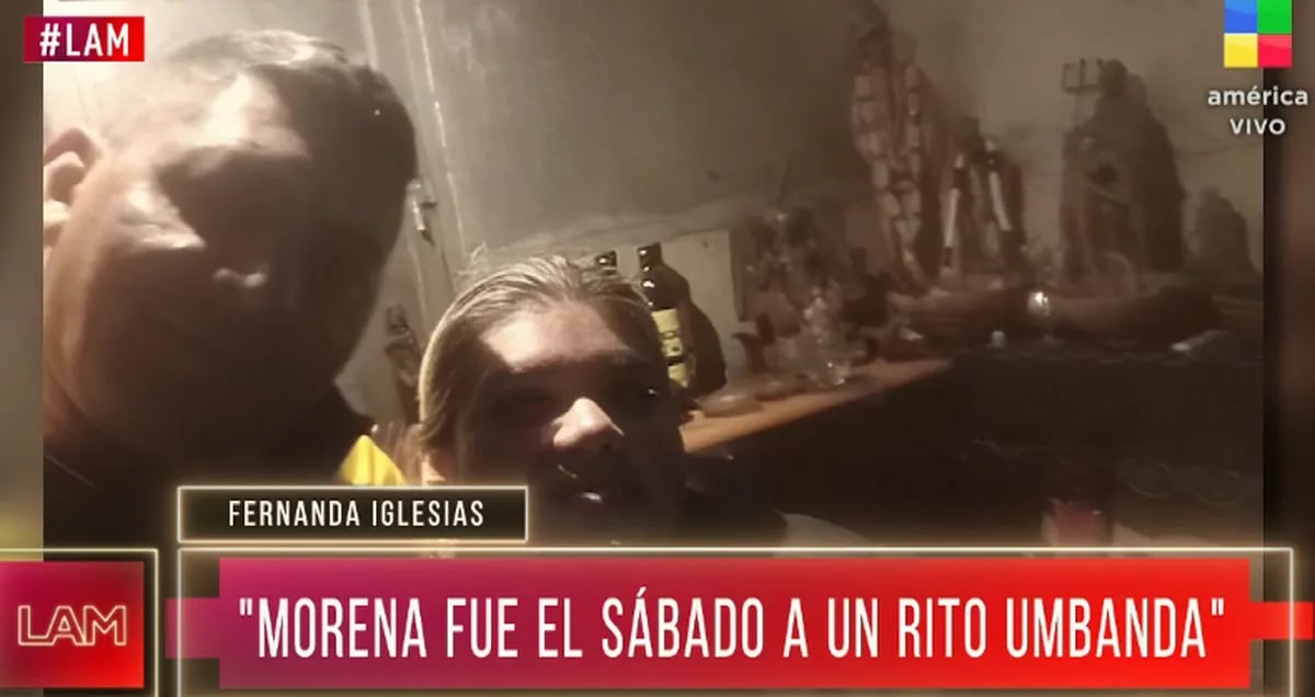 Morena Rial ha participado de rituales umbanda.