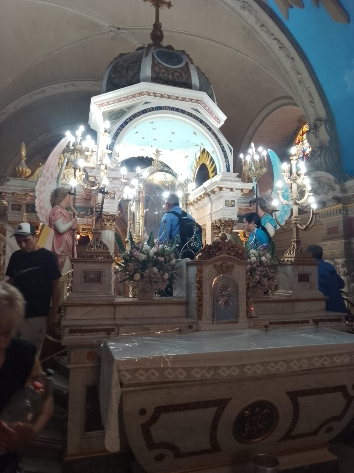 El recientemente restaurado "camerín" de la Virgen del Valle, en la Catedral.