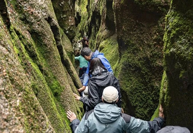 Un rincón en medio de Los Gigantes al que sólo pueden acceder los aventureros.