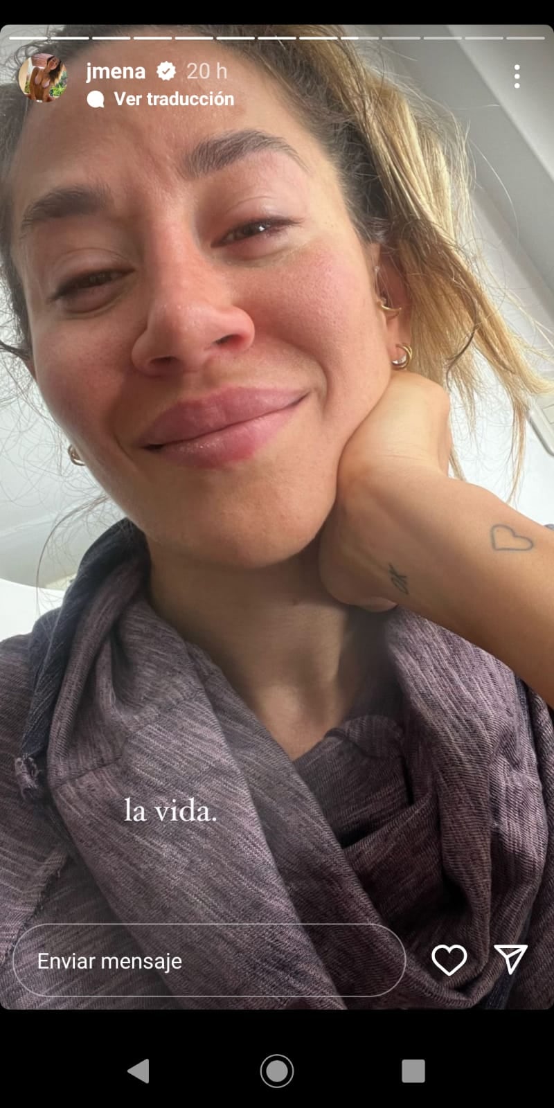 Jimena Barón: "Me quede acá llorisqueando un poco". El mensaje en el cumpleaños de su papá.