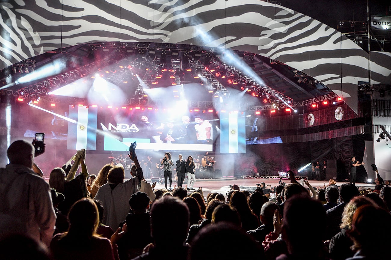 Peteco Carabajal en el Festival Nacional del Folklore de Cosquín 2024. (La Voz)