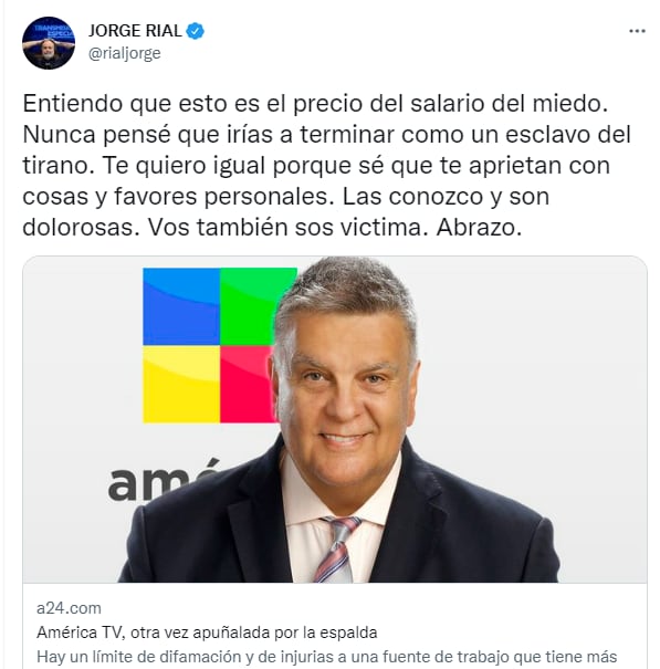 La contundente respuesta de Jorge Rial tras el descargo de Luis Ventura.