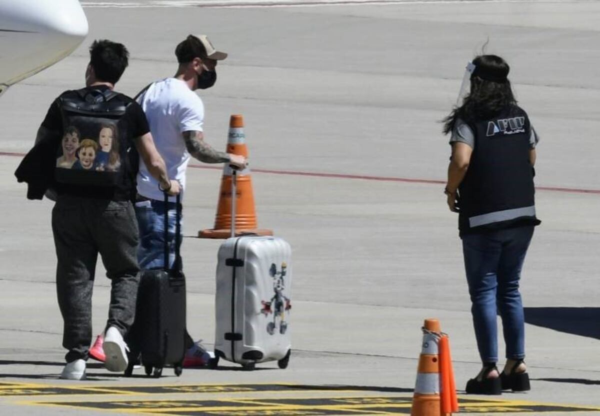 Lionel Messi llegó a Rosario para las fiestas y un breve descanso en familia