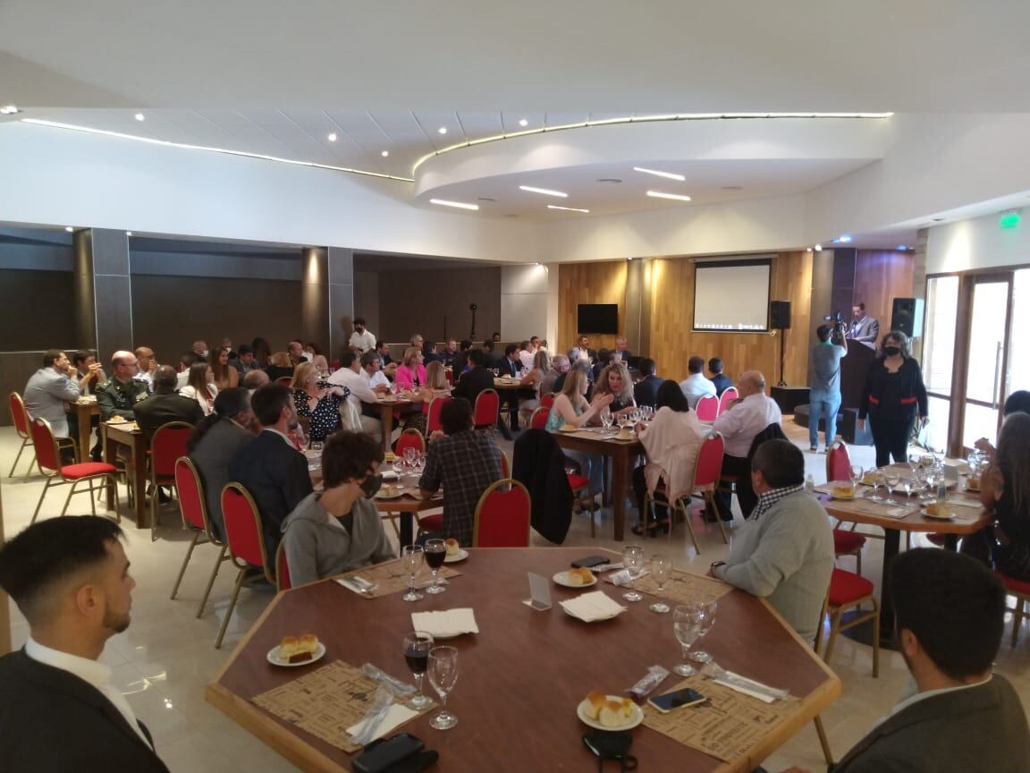 La Cámara de Comercio malargüina realizó el tradicional almuerzo por el aniversario del departamento. Gentileza 