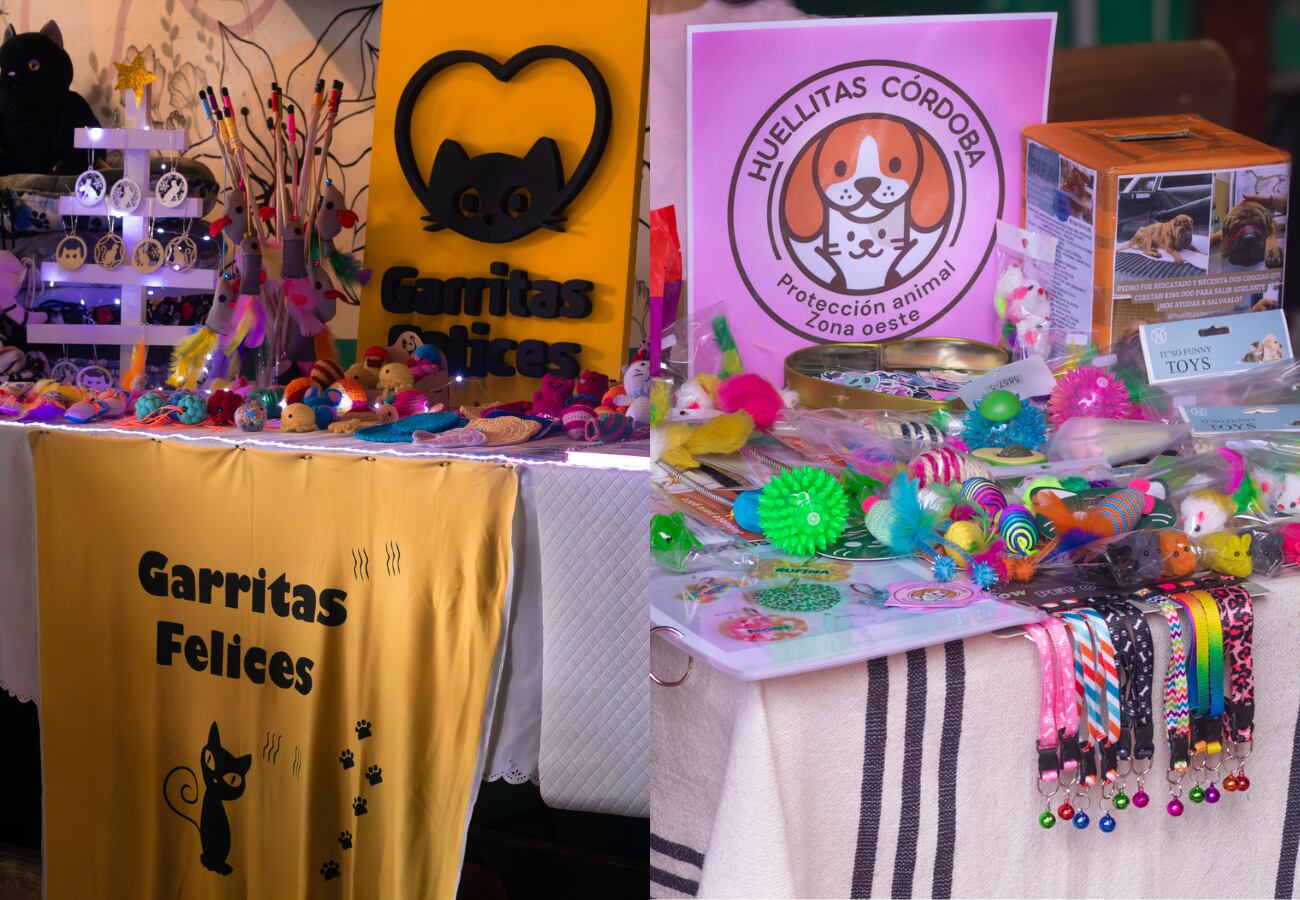 De la feria también participan algunas protectoras animales de Córdoba. (Foto: Maira Denise Fereyra)