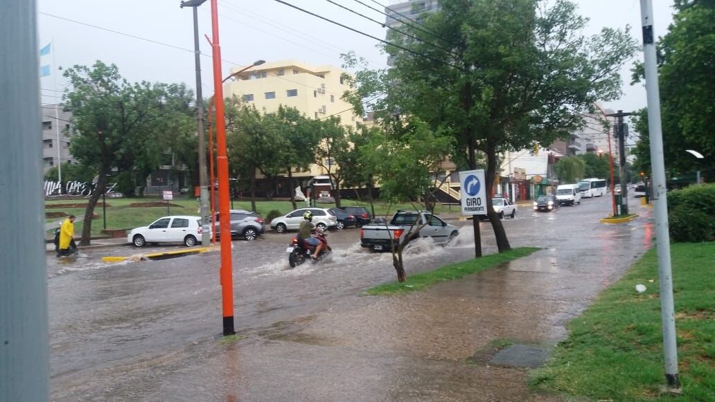 Importante temporal este lunes en Carlos Paz y gran parte del Valle de Punilla. 