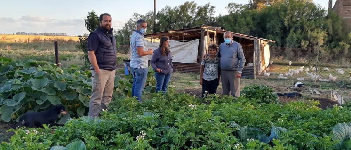 Sánchez recorrió las localidades de Orense, Bellocq y Lin Calel