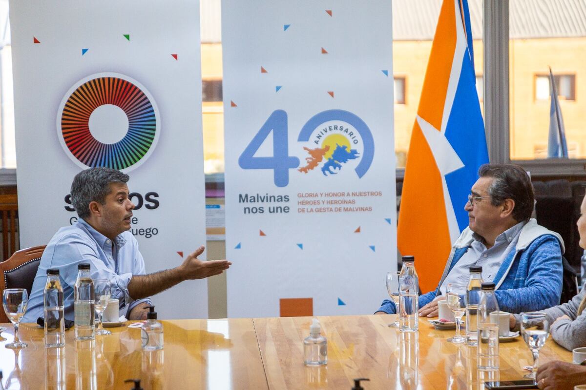 Dachary y el secretario de Ate Nacional conversaron sobre el acompañamiento del sindicato en la Causa Malvinas