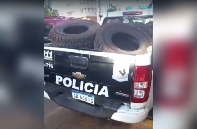 Posadas: secuestran cubiertas de contrabando.