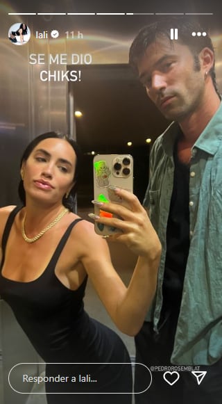 Lali Espósito se mostró junto a su novio más enamorada que nunca.