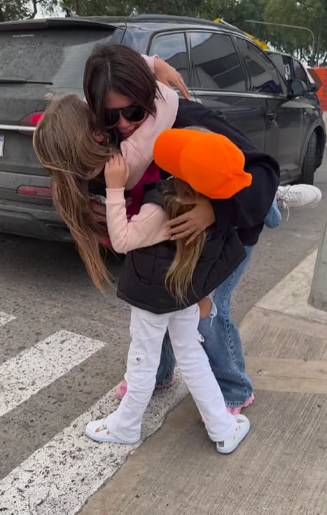 Wanda Nara se reencuentra con sus hijas, Isabella y Francesca