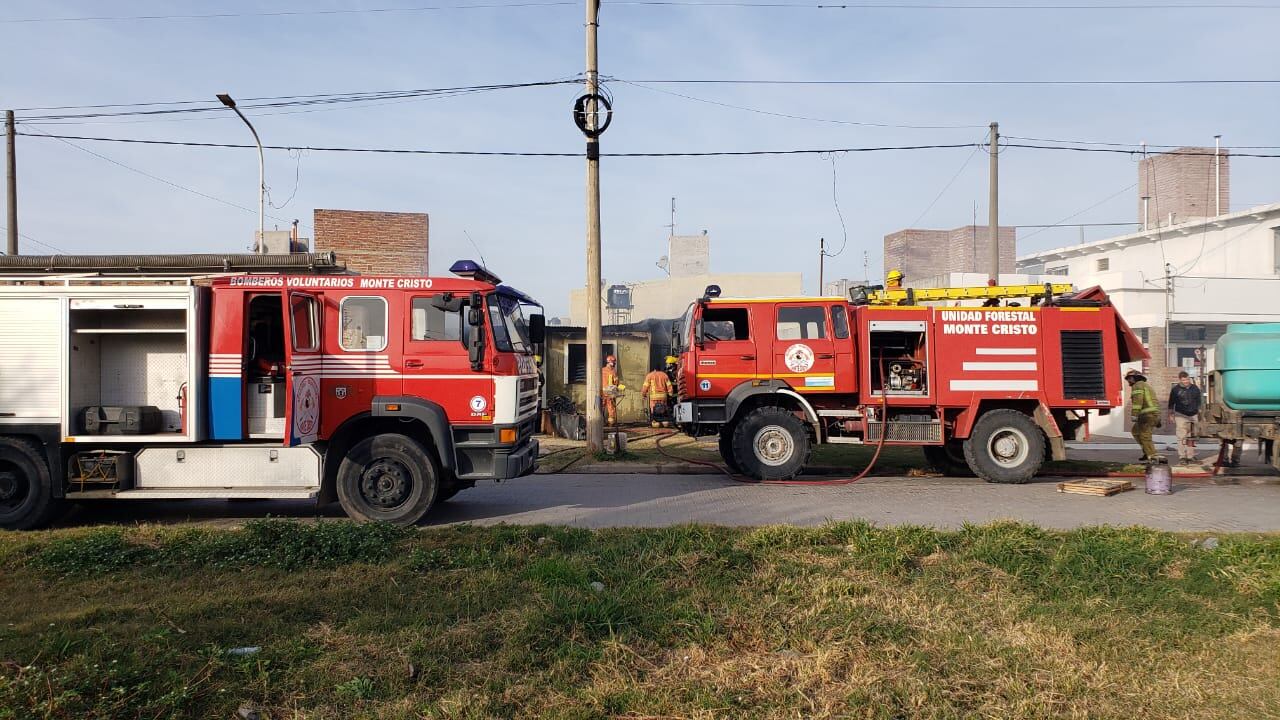 Incendio en Monte Cristo. (Gentileza Boomerang.net)