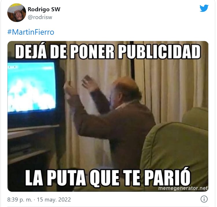 Los mejores memes de los Martín Fierro