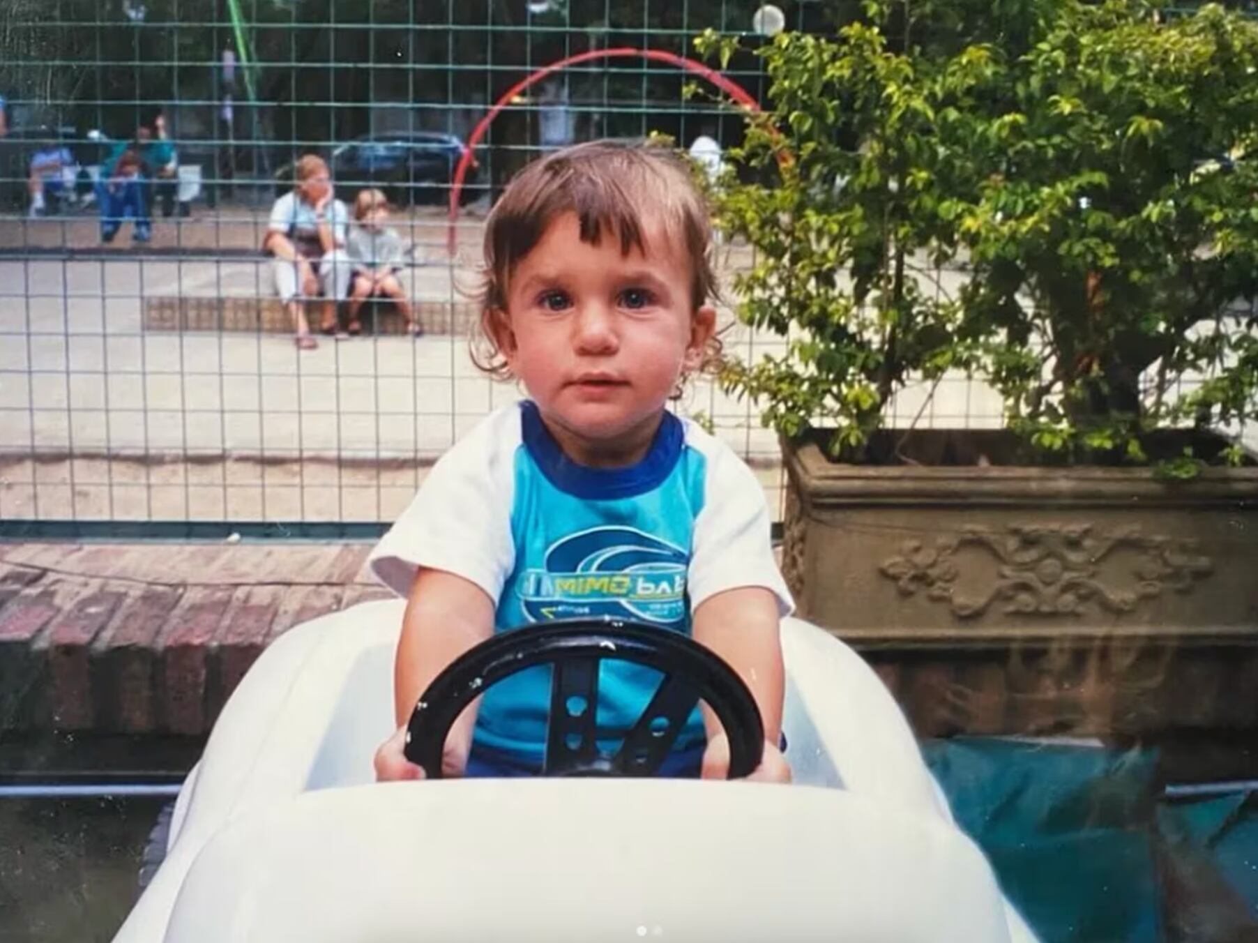 Valentín, amante de las carreras desde niño.