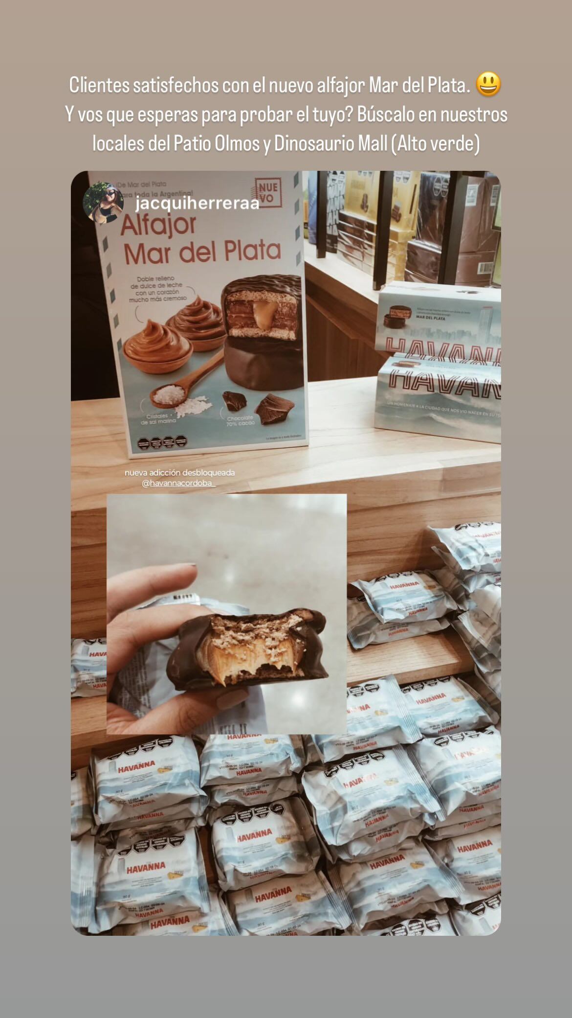 El alfajor edición limitada de Havanna ya está en Córdoba.