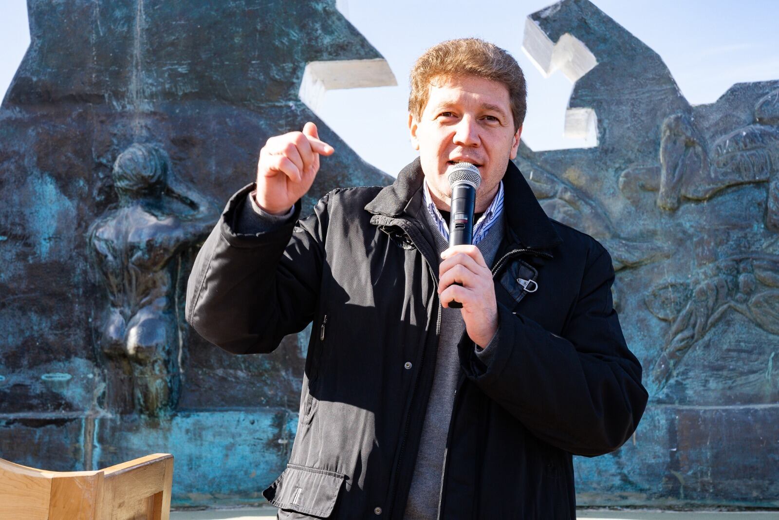 Acto oficial en conmemoración del Día del Veterano y de los Caídos en la Guerra de Malvinas.