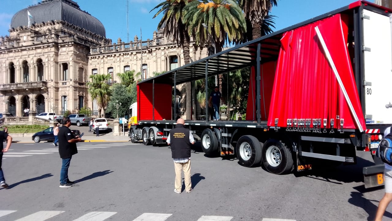 El paro nacional en Tucumán.